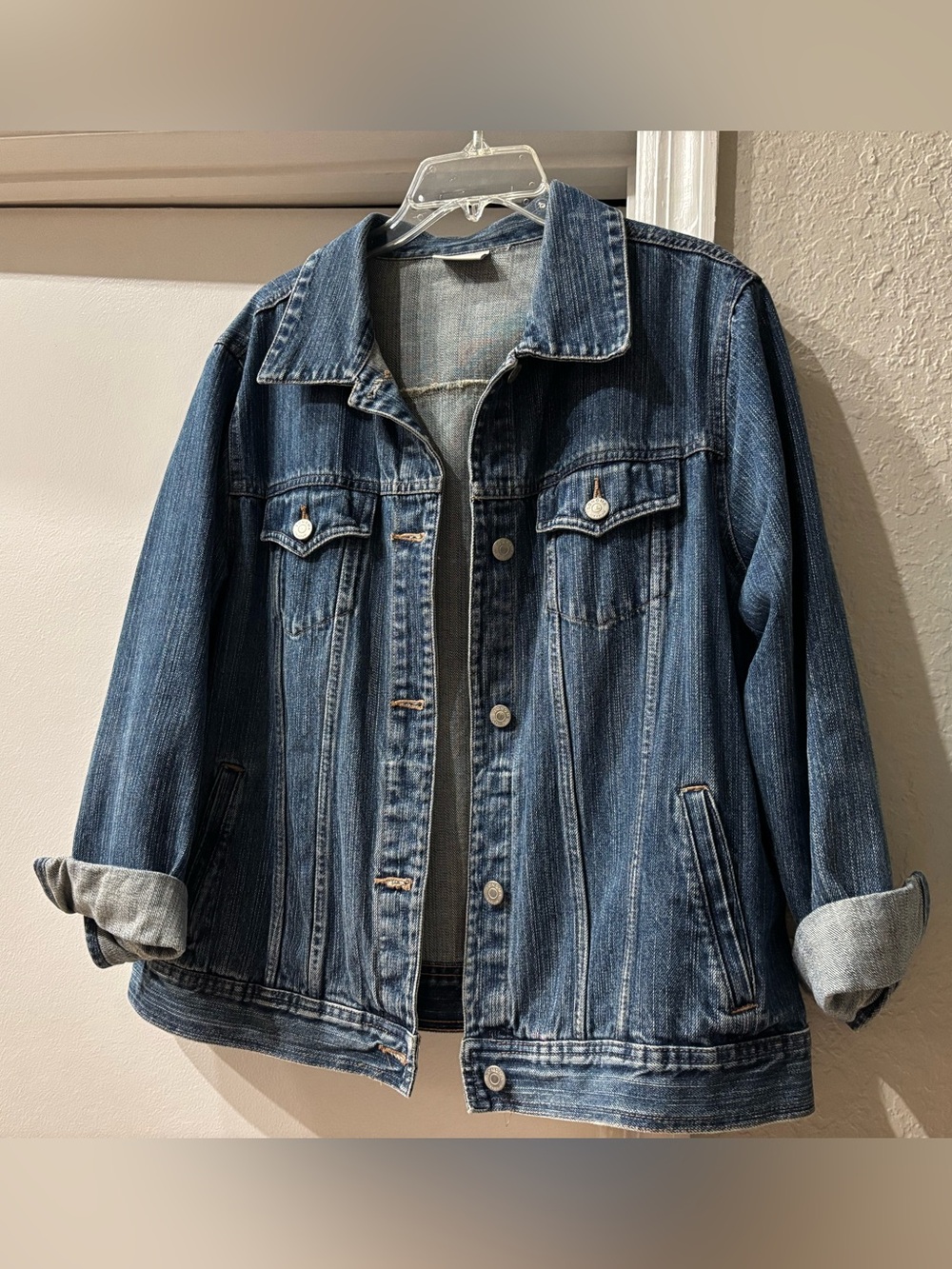 Sonoma Blue Jean Jacket Denim LifeStyle Vintage Classic Look XL/1X Metal Buttons